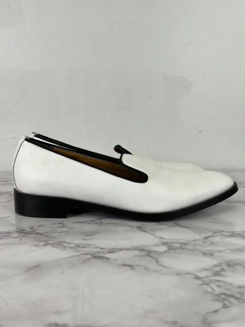 Everlane Women's The Modern Smoking White Loafer sz 9.5